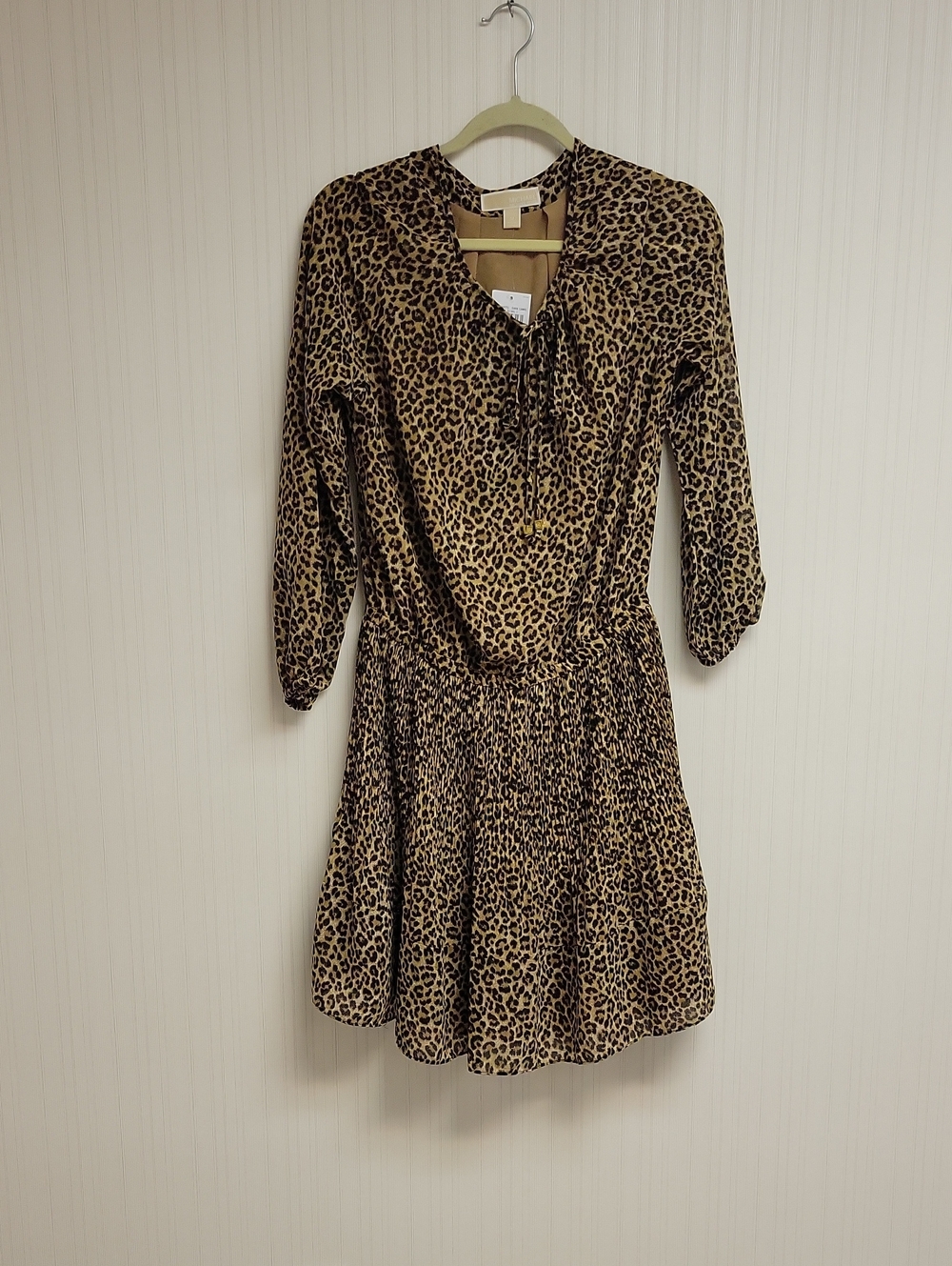 Michael Michael Kors Leopard Print Dress Medium NWT